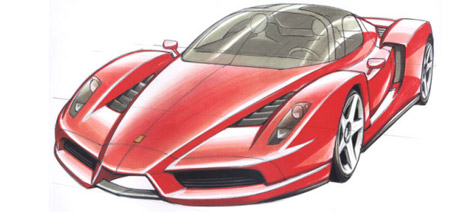 Ferrari on Ferrari Enzo Concept   Euro Cars